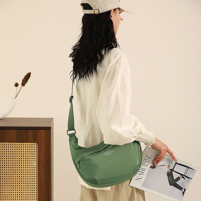 Borsa a tracolla colorata Fox per donna in nylon, nuova, grande capacità, leggera, da viaggio, resistente all'acqua_voghion.com