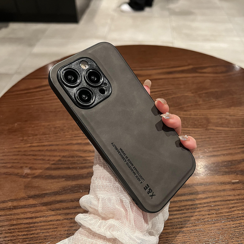 Luxus Auto Magnetische Leder Textur Hülle für iPhone 14 13 12 11 Pro Max 14Plus XR XS X 7 8 Weiche Silikon Stoßstange stoßfeste Abdeckung_voghion.com