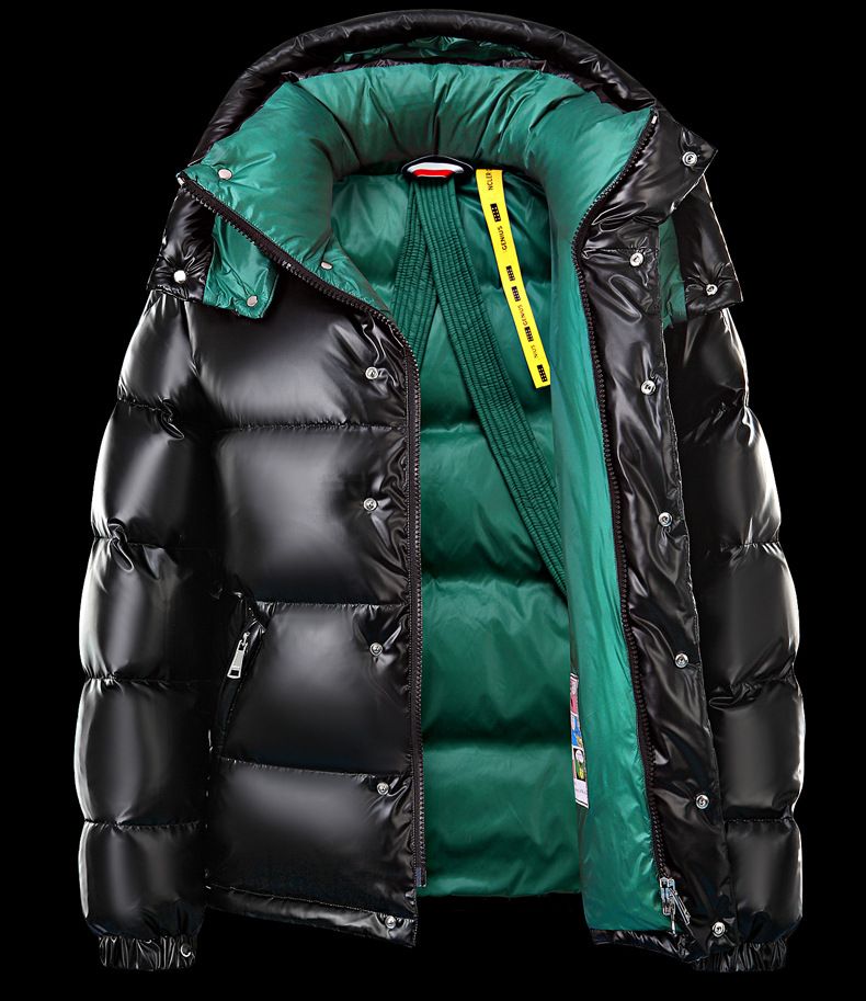 Men's Short Puffer Jacket With Hood - Lightweight & Warm Winter Coat, Water-Resistant Shell, 600+ Fill Power Duck Down, Breathable Lining_voghion.com