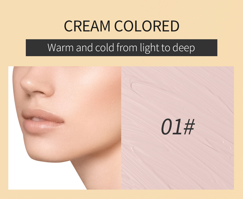 Hellokiss Concealer Feuchtigkeitsspendende und natürlich aufhellende Weizen-Antik-Kupfer-Farbe wärmende flüssige Grundierung_voghion.com