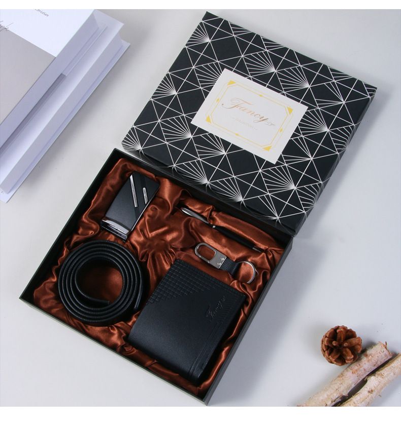 Praktische Business Anzug Gürtel Brieftasche Vatertag Geschenk Valentinstag Geschenk Eröffnung Event Geschenk_voghion.com