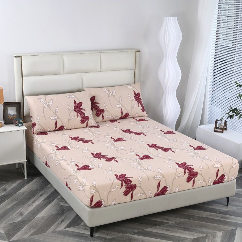 Coprimaterasso stampato Simmons, 1 pezzo, in cotone spazzolato e aloe vera_voghion.com