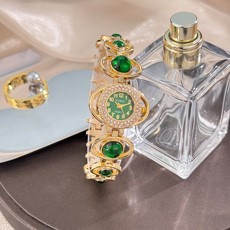 Orologio da donna alla moda, digitale, di lusso, con pietra, semplice, con decorazione a forma di nebulosa, per lavoro quotidiano, compleanno, anniversario, regalo di San Valentino_voghion.com