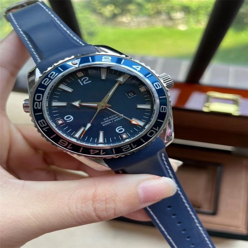 VS Haima 600 Quarter Orange Orologio da uomo completamente automatico meccanico sportivo di precisione con cinturino in acciaio in ceramica_voghion.com