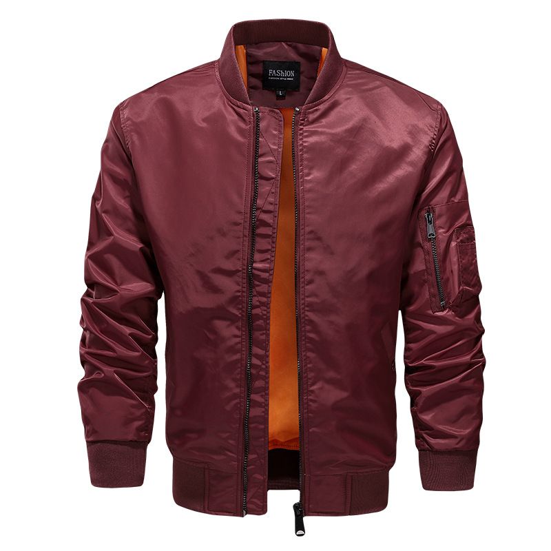 Pilot jacket 2024 Spring and Autumn new casual trendy brand baseball uniform loose workwear top for men_voghion.com
