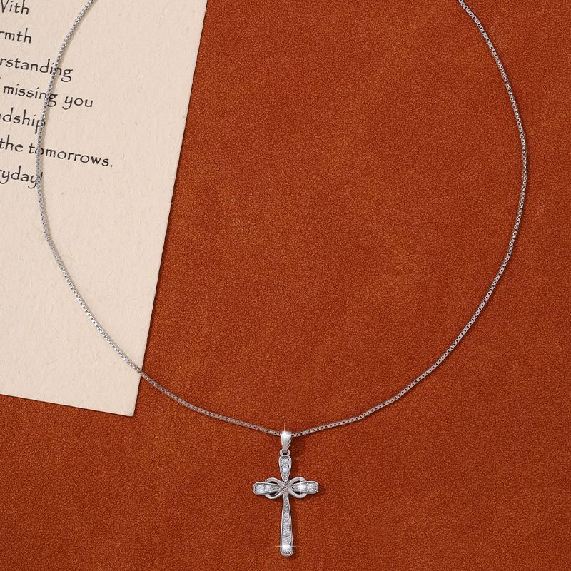Women's Infinity Symbol Cross Necklace - Niche Design, Personality Temperament Pendant Fashion Trends Hot-selling_voghion.com