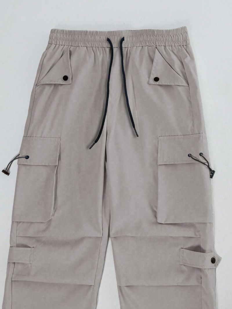 Men's Cargo Jogger Pants – Military-Inspired Utility Trousers With Quick-Dry & Stretch (S-XXL, Black/Army Green/Khaki)_voghion.com