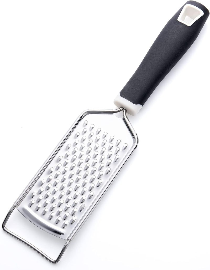 Ralador profissional de queijo em aço inoxidável, ralador de limão em metal, adequado para queijo, chocolate, especiarias,_voghion.com