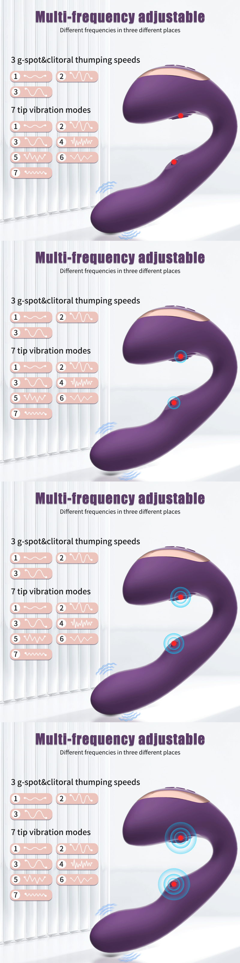 Vibrator für Frauen Sexspielzeug für Frauen, simulierter G-Punkt, Klitoris, Dildo-Vibrator mit 10 leistungsstarken Modi, Vibra2023_voghion.com