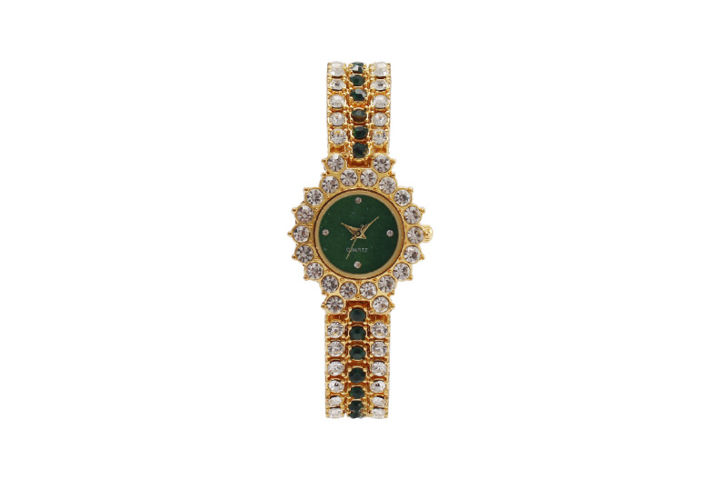 Women's Watch With Colorful Bracelet, Fashionable Diamond-Studded Quartz_voghion.com