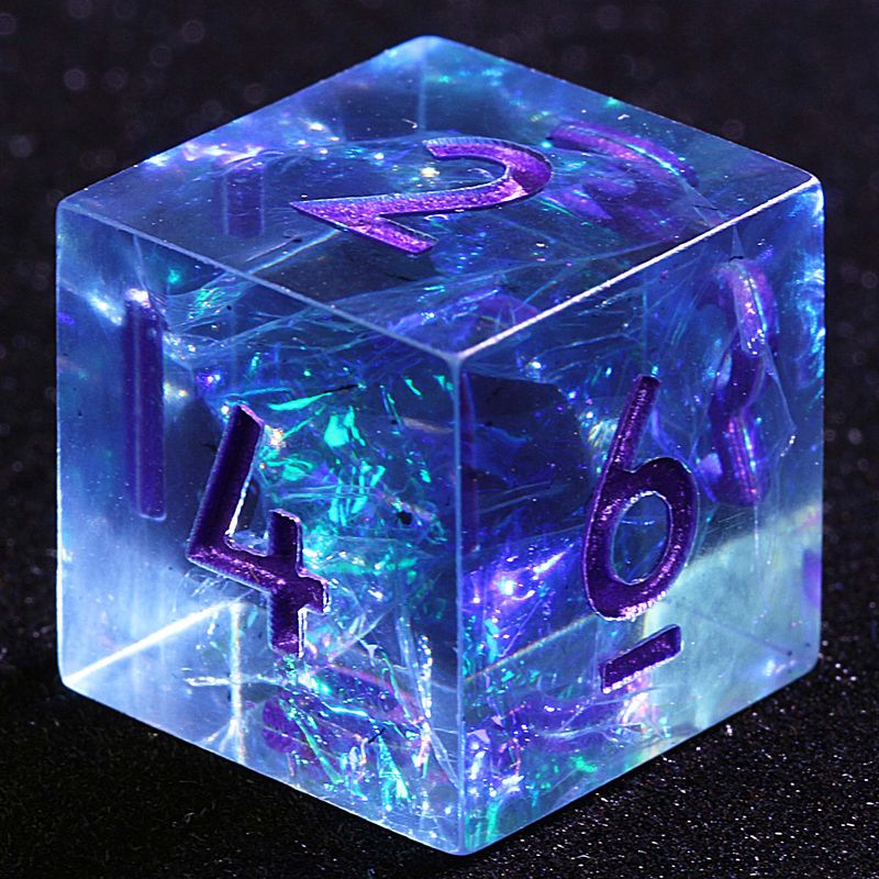 9 Polyhedral Resin D&D Dice Sets Nebula Edict Mirage For Dungeons Dragons RPG_voghion.com