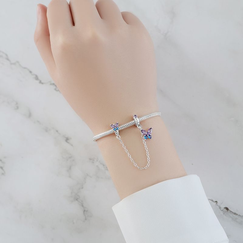 Gioielli da donna in argento sterling 925 con perline, di alta qualità, a forma di farfalla, fai da te, accessori per gioielli, pendenti_voghion.com