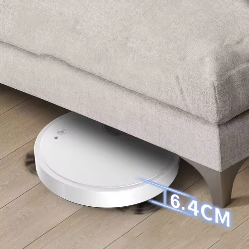 Robô aspirador de pó automático 3 em 1, inteligente, sem fio, varre molhado e seco, máquina de limpeza ultrafina, esfrega, casa inteligente_voghion.com