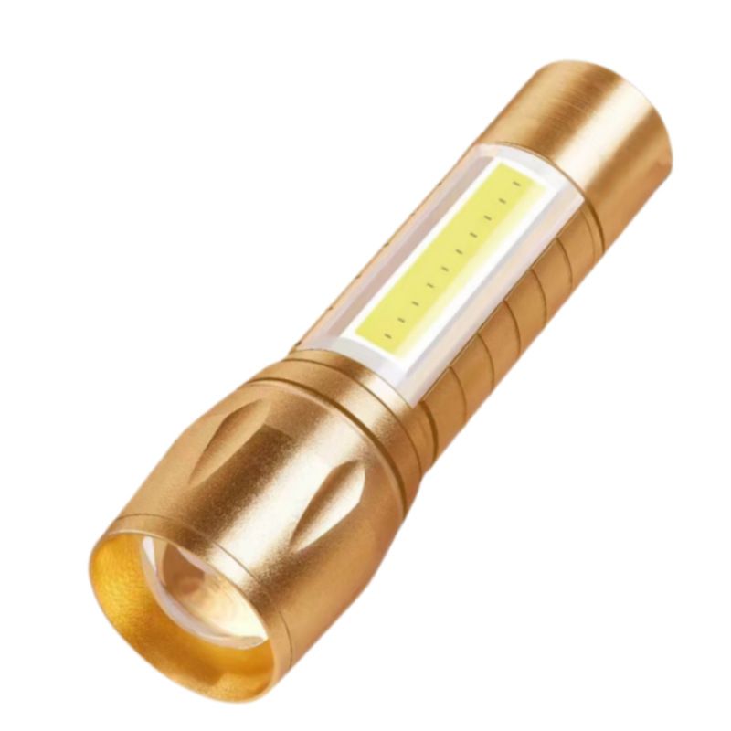 Ladattava voimakas LED-ulkokäyttöön tarkoitettu zoom-USB-työvalo Cob-minitaskulamppu_voghion.com