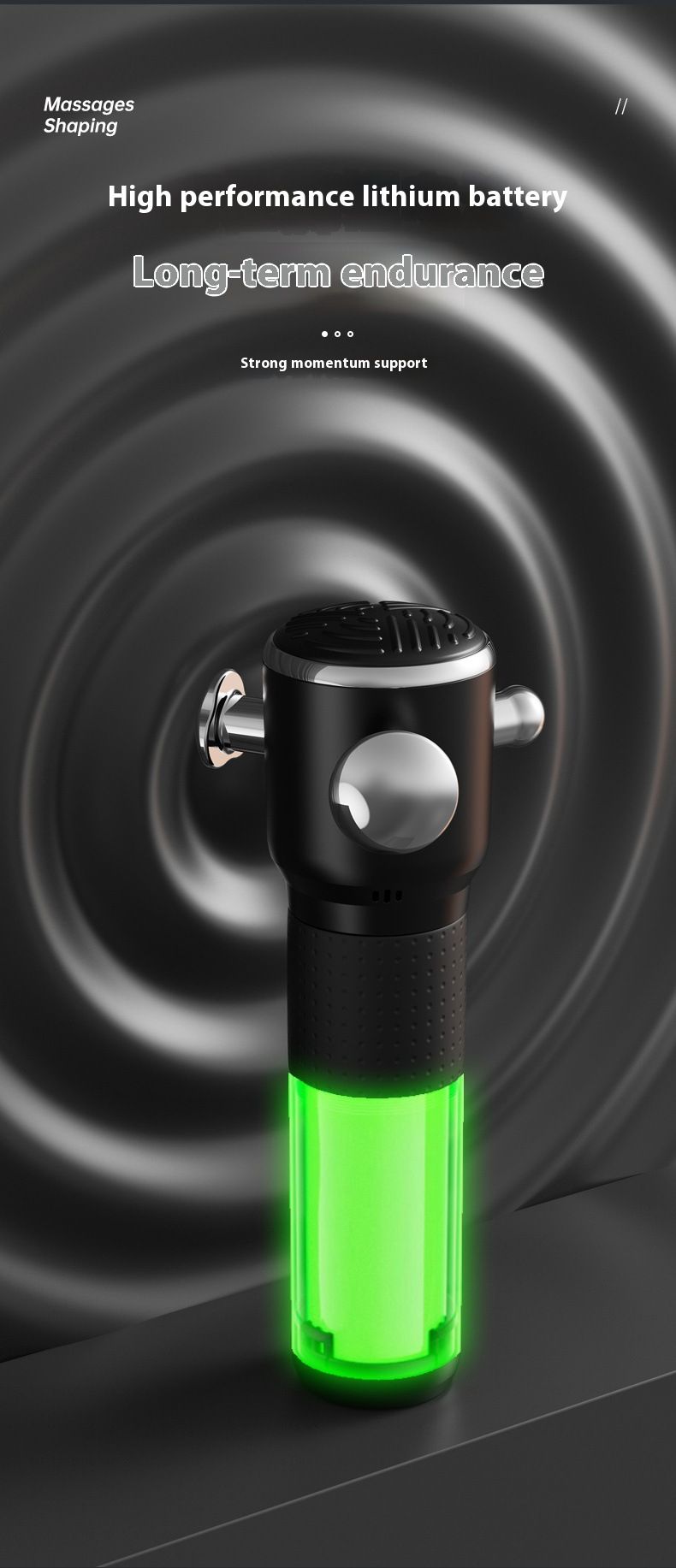 Professional Grade Massager Intelligent Variable Speed Vibration Electric Fascia Muscle Relaxation Gun_voghion.com