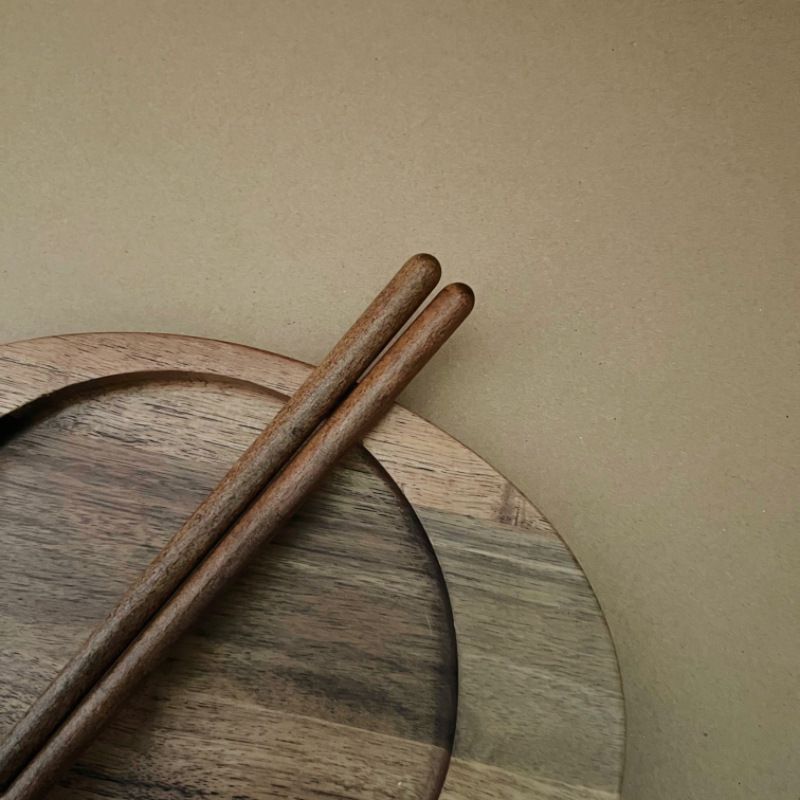 Walnut Long Oil-Frying High-Temperature Resistant High-Grade Paint No Wax Chicken Wing Wood Hot Pot Extended Fried Dough_voghion.com
