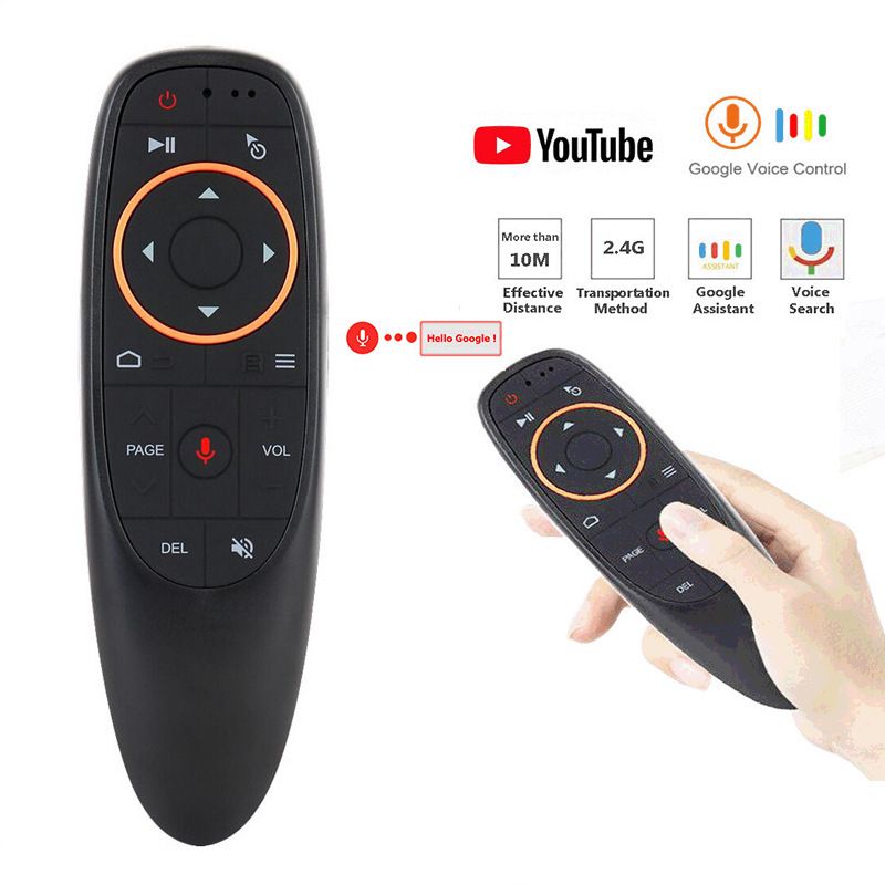 G10S Voice Flying Multi Versão Air Mouse Infravermelho Aprendizagem TV Box Controle Remoto com Giroscópio_voghion.com