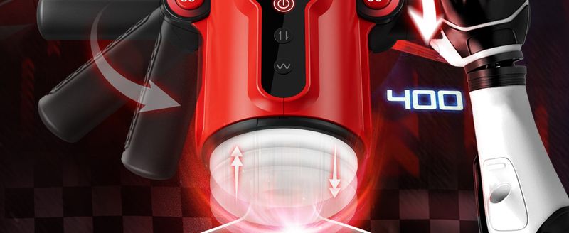 Knight Handle Accelerated Telescopic Vibration Digital Display Aircraft Cup Male Masturbator Electric Penis Exercise Adult Products_voghion.com