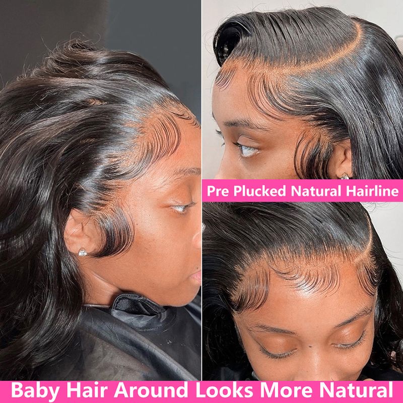 hot selling Bone Straight Human Hair 30 Inch Front Brazilian HD Transparent 13x4 Lace Frontal Wig 4x4 Closue Wigs For Women_voghion.com