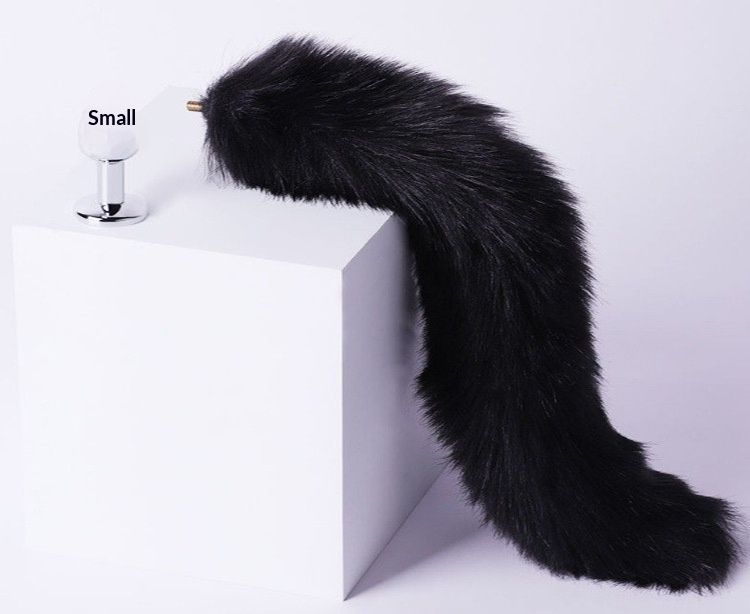 luckyqqyp Novice Fox Tail Screw Detachable Cosplay Sex Toy Back Court Anal Plug SM Masturbation For Women_voghion.com