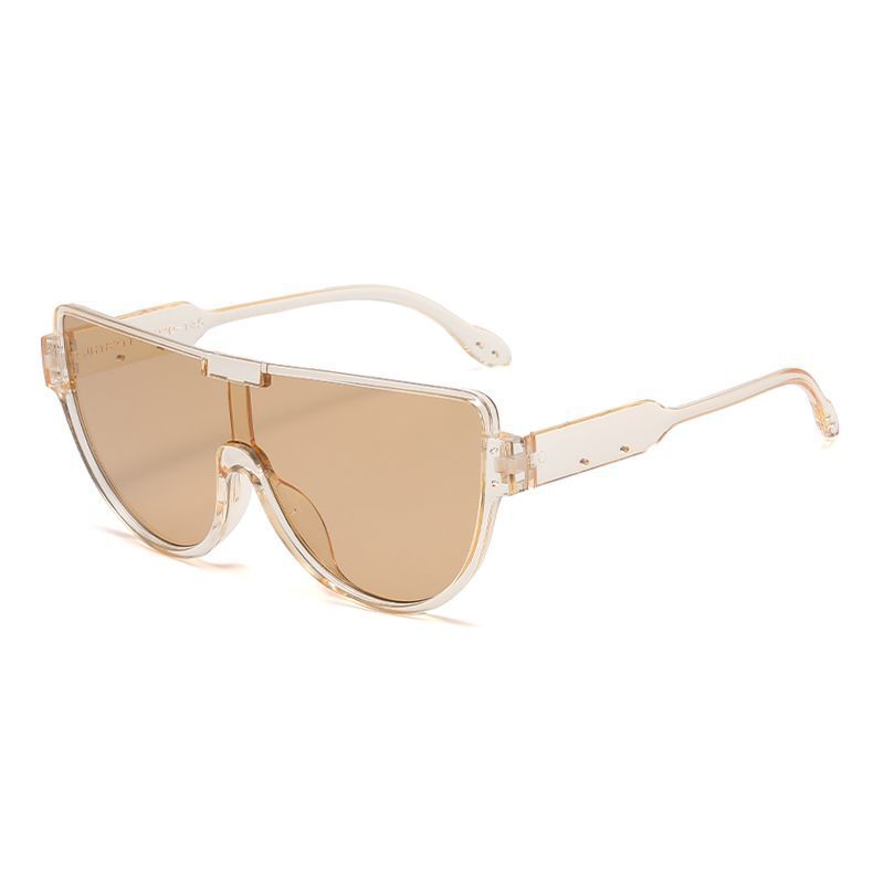 Occhiali da sole da aviatore monoblocco con montatura grande alla moda, occhiali da sole da ciclismo personalizzati con mezza montatura_voghion.com