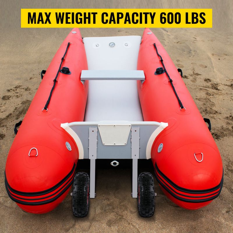 VEVOR Boat Launching Wheels, 12" Boat Transom Launching Wheel, 600 LBS Loading Capacity Inflatable Boat Launch Wheels, Aluminium Alloy Transom Launchi_voghion.com