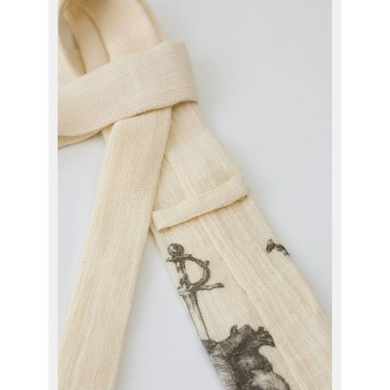 Cravatta a forma di freccia con stampa a cuore, accessorio di alta moda, decorazione versatile_voghion.com