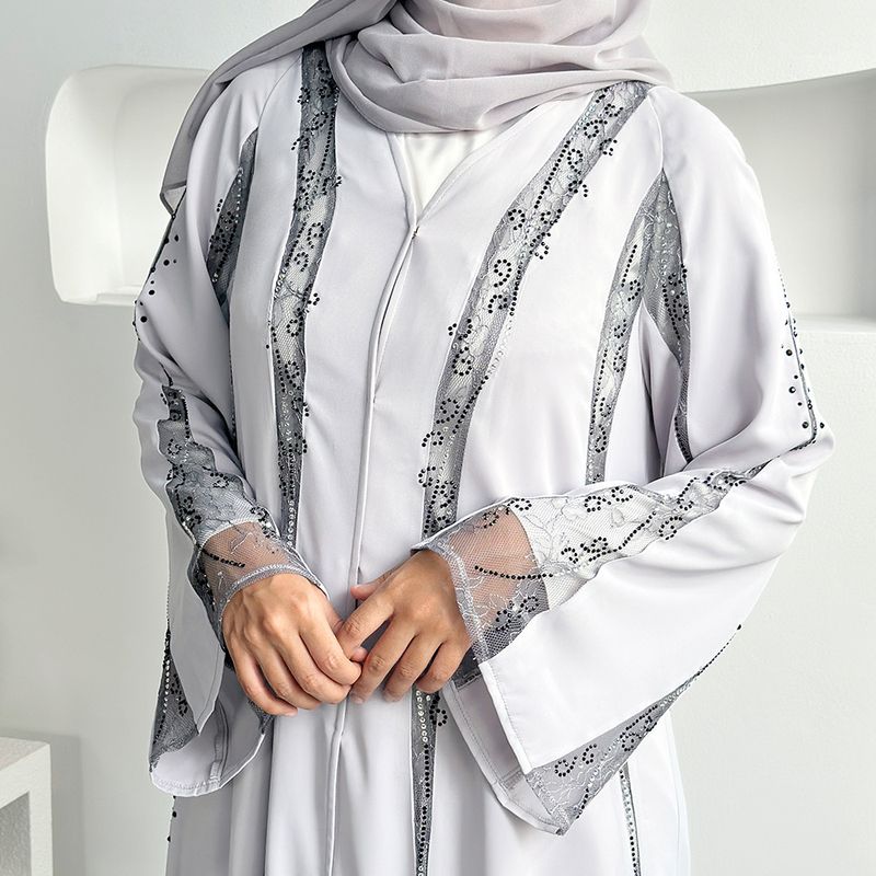 Sieviešu apģērbi Pavasaris un vasara Jaunums Saūda Arābija Turcija Dubai Abaya Tuvo Austrumu halāts Sieviešu garie svārki_voghion.com