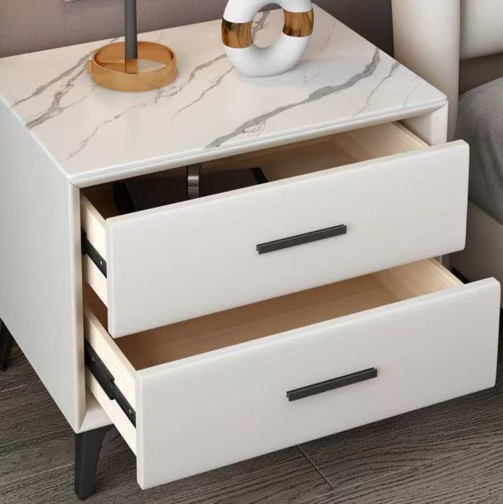 Simple Small Cabinet Modern Bedroom Minimalist Light Luxury Table Storage Home Bedside Shelf_voghion.com
