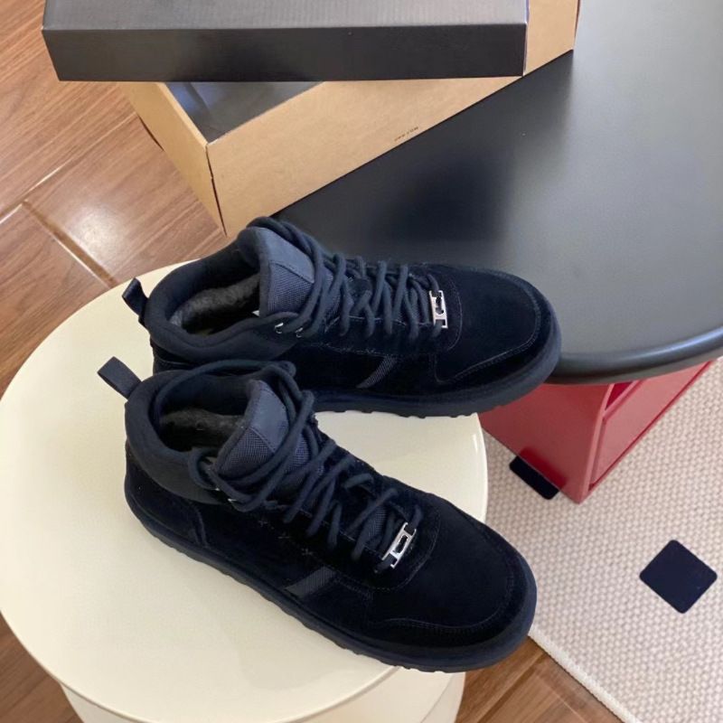 Sangpo autumn and winter new item u men's lightweight Hailande snow boots wool cowhide cotton comfortable strap shoes_voghion.com