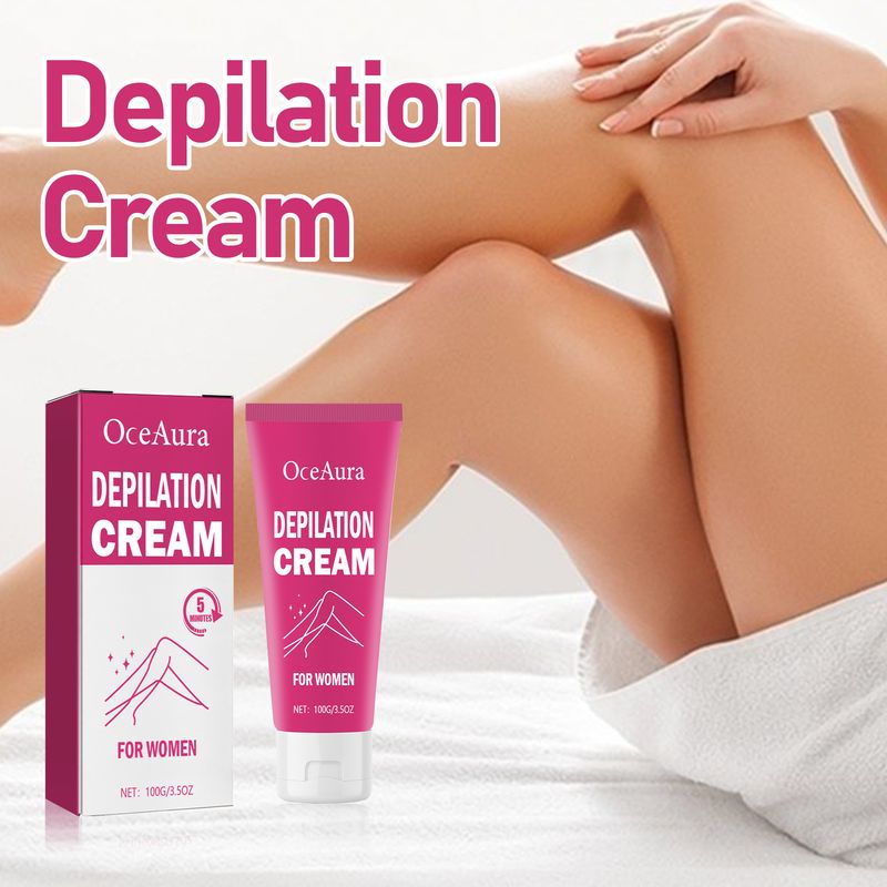 Oce Aura Women's Hair Removal Cream for whole body underarm removal, gentle non irritating, cleansing and moisturizing_voghion.com