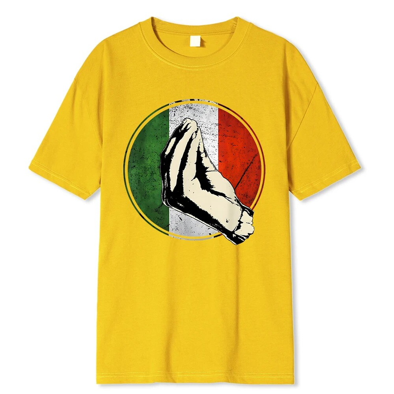 Italian Gift Funny Italy T-Shirt T Shirt Fittd Casual Cotton Mn Ts Cool Summr Brathabl Ovrsiz Short Slvs_voghion.com