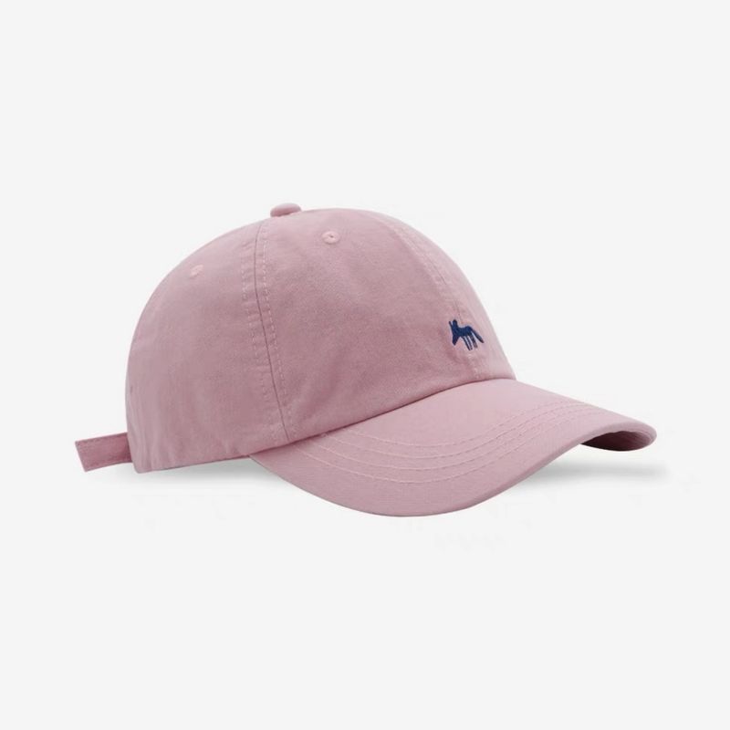 Cute Versatile Little Fox Embroidered Baseball Unisex Spring Summer Korean Street Fashion Duckbill Cap Face Slimming_voghion.com