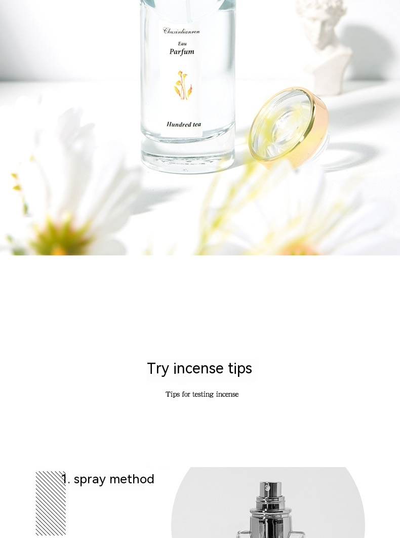 Ny parfym Vitt te för New Love Män Parfym Långvarig doft Färskt te Vitt te Ocean Parfym för män 50ml_voghion.com