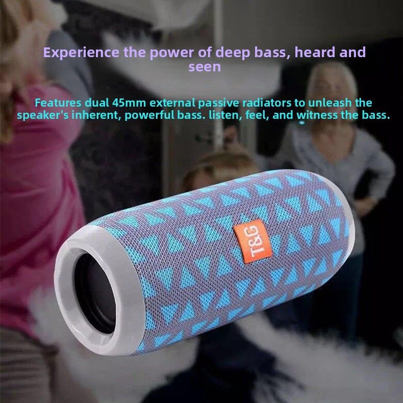 Dış Ticaret Sıcak Satış TG117 Bilgisayar Kablosuz Bluetooth Taşınabilir Kart Yuvası Açık Mini Hoparlör USB Gecikmesiz_voghion.com