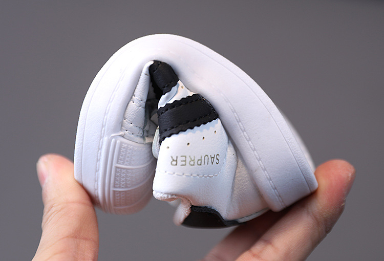 Zapatillas de deporte para niños de primavera y otoño, zapatos blancos, zapatos de suela blanda para niños pequeños, zapatos deportivos para niños, zapatos de bebé para niñas, zapatos de bebé con punta de concha_voghion.com