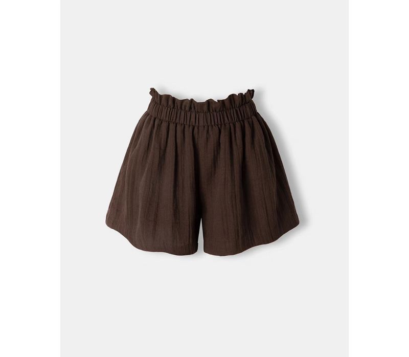 Set di pantaloncini attillati a vita alta con cinturino e scollo a V, stile coreano Dongdaemun, estate 2025, nuovo 2025_voghion.com