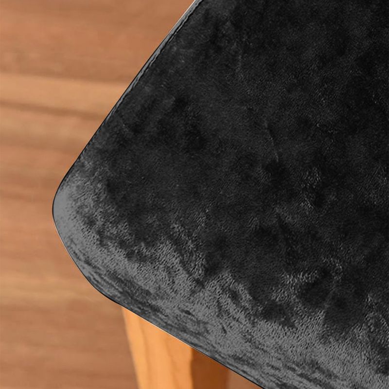 Premium Elastic Velvet Chair Cover - Gold Diamond Pattern For High Back Dining Chairs (Luxury Home & Hotel Use)_voghion.com