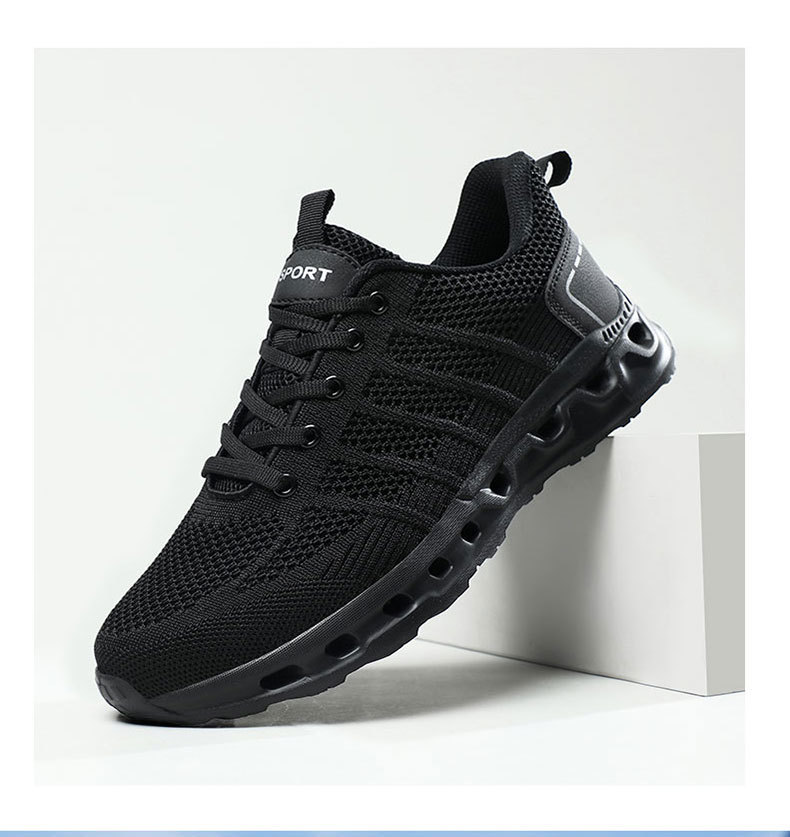 Sneakers leggere da uomo larghe (US 5-12) - Scarpe da corsa traspiranti in maglia per attività estive e all'aperto_voghion.com