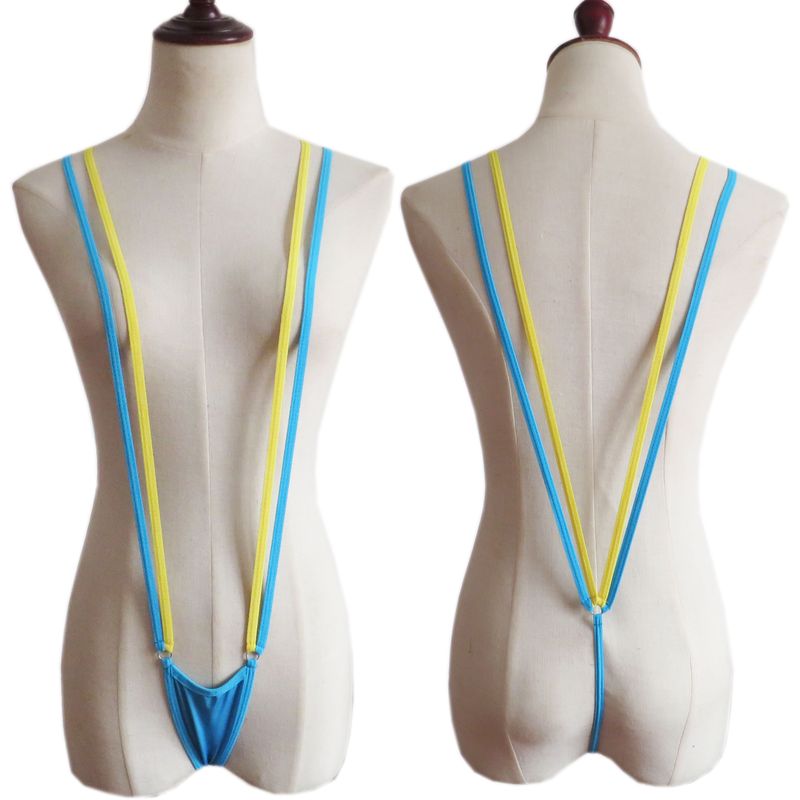 Mini badpak badmode dame sexy pyjama ondergoed driepunts bikini eendelig ondergoed_voghion.com