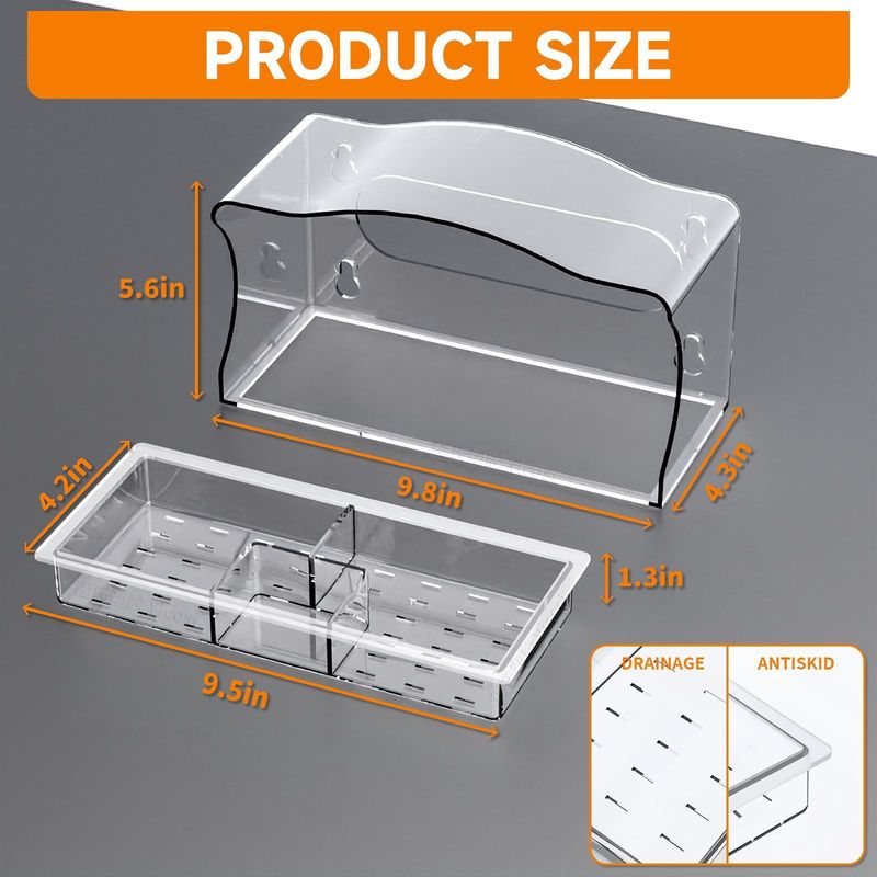 Gaiola de pássaros transparente acrílico ventosa perfurador alimentador de pássaros livre suprimentos para animais de estimação montado na parede papagaio gaiola de pássaros_voghion.com
