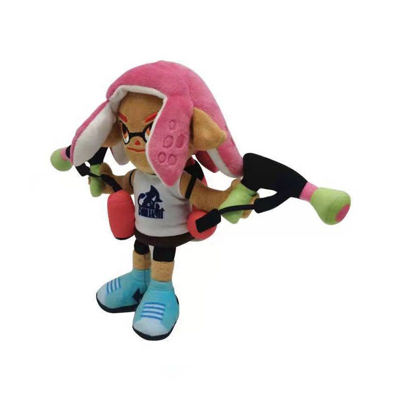 Poupée 3 Peluches Splatoon Douces et Câlines Personnages Inkling Octoling et Motifs_voghion.com