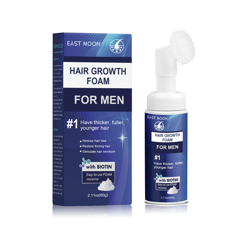 East Moon foam Men's Dense Moisturizing Care Djupreparation hårrotssäckar_voghion.com