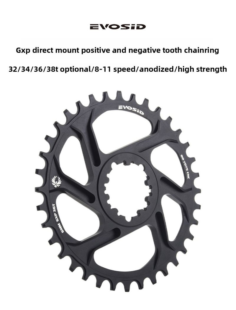 EVOSID Mountain Bike Crank Integrated Hollow Chainring GXP Direct Mount AM/XC Crankset_voghion.com