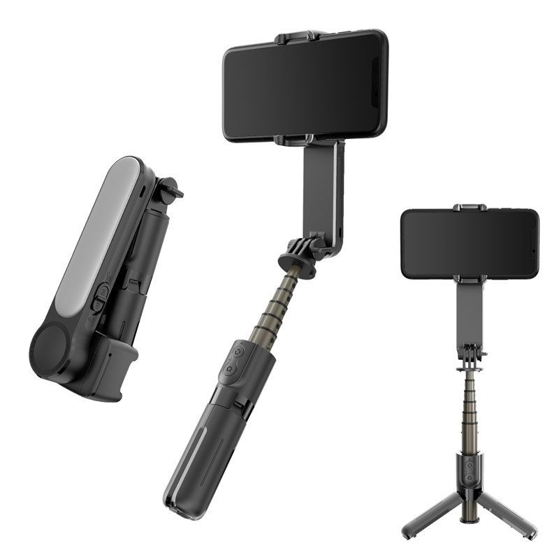 Selfie Stick Matkapuhelin Live Broadcast -tuki Anti Shake Stabilizer Monitoiminen Uusi_voghion.com