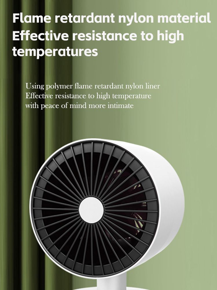 Riscaldatore elettrico da tavolo con testa vibrante Riscaldamento rapido Temperatura costante Fornitura calda grandangolare Scaldamini per ufficio domestico a basso rumore_voghion.com