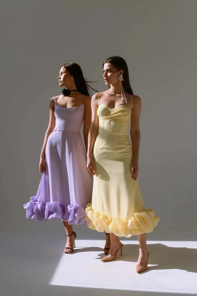 Women's 2023 Cross-border Women's Suspenders A-line Flower Big Skirt Evening Dress Popular In Europe And America HY006_voghion.com