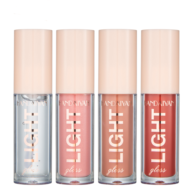 Brillant à lèvres miroir imperméable à l'eau, hydratant, longue durée, tasse antiadhésive, brillant à lèvres, bâton à paillettes_voghion.com