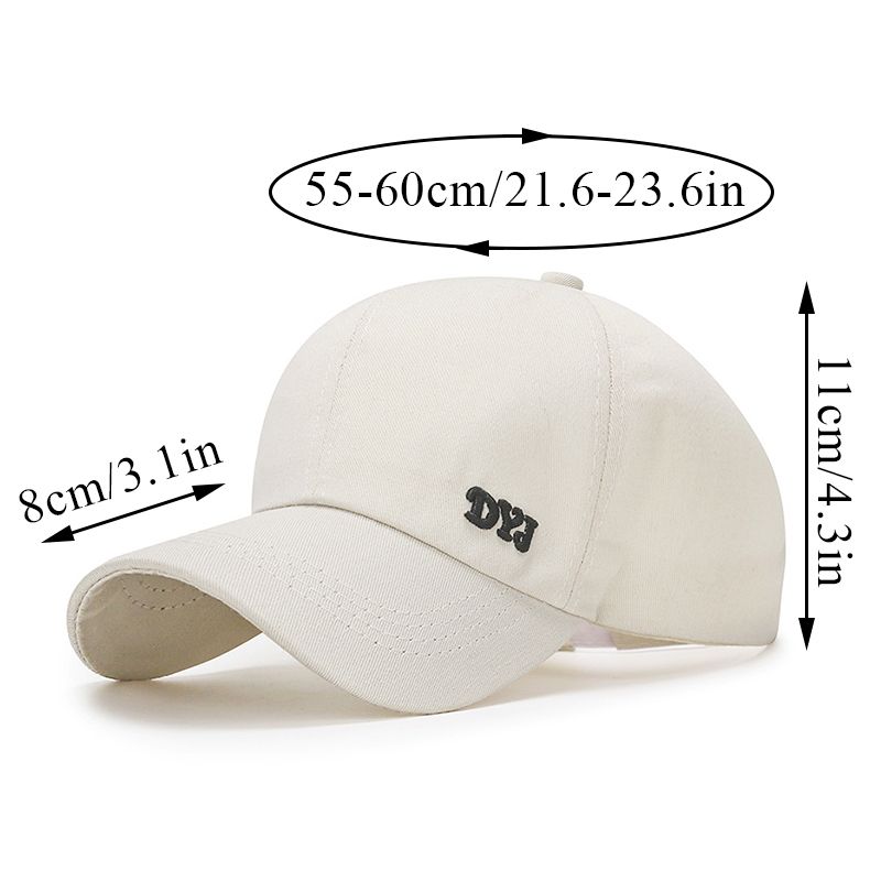 Solid Color High Ponytail Baseball Women's Golf Cap Spring/ Summer Sunhat Visor Running Snapback Hat Homme_voghion.com