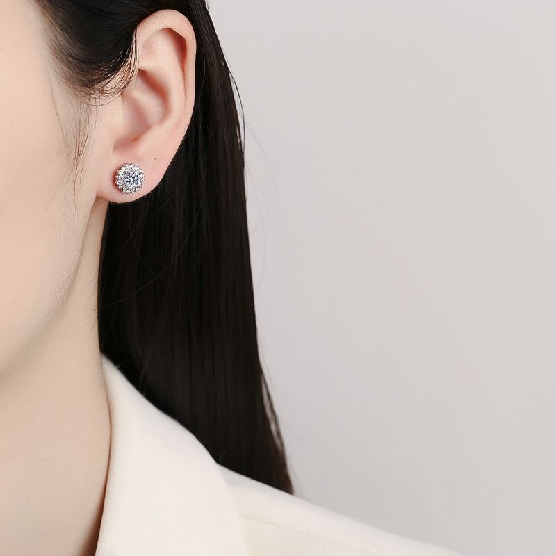 Stone S Girassol Mosang Diamante Prata Brincos Acessórios Jóias Cinto Certificado_voghion.com